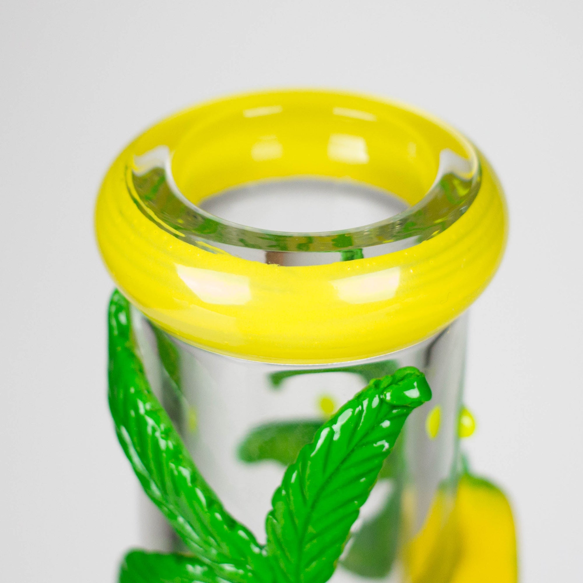 13" Bananabudz Glow in the dark Glass Bong