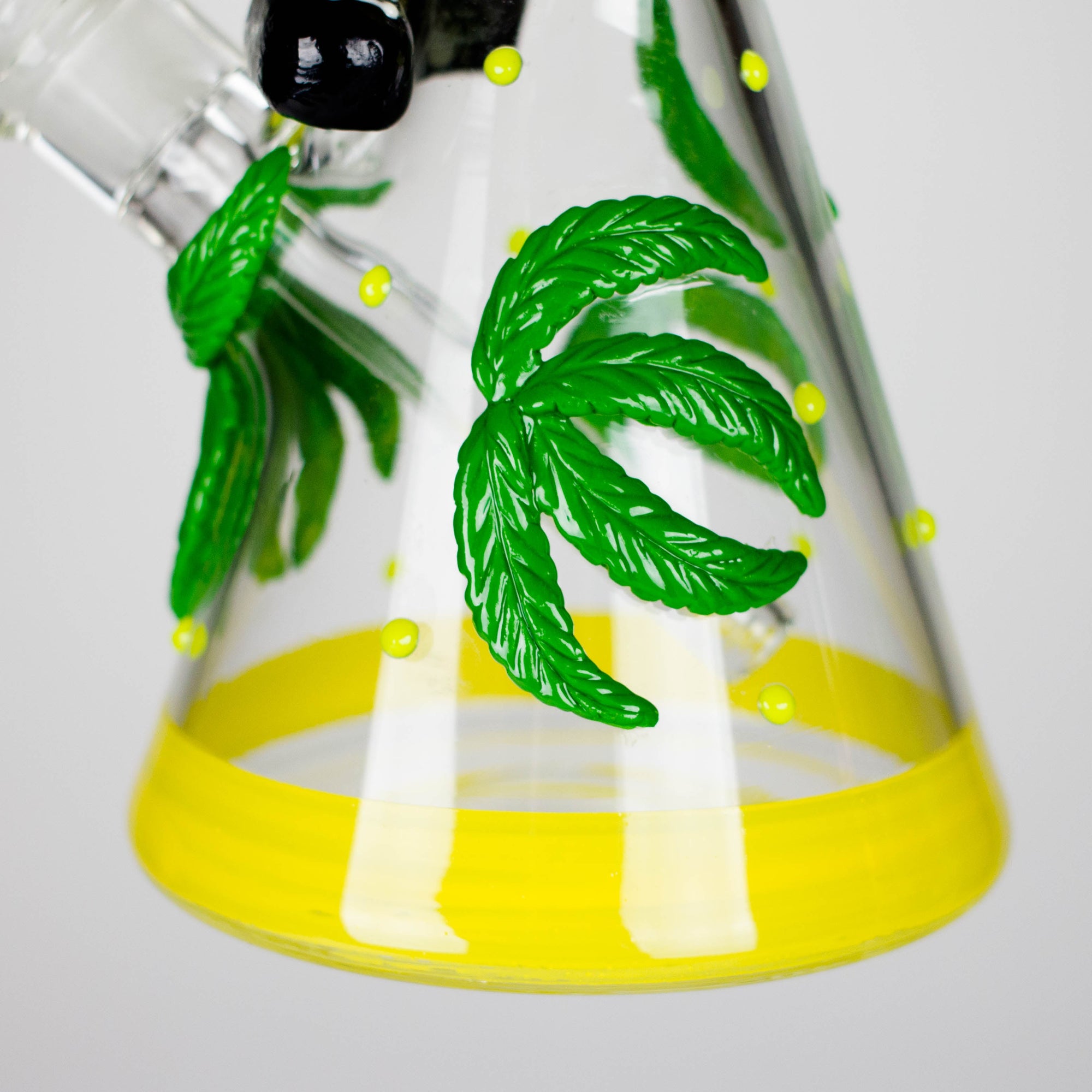13" Bananabudz Glow in the dark Glass Bong